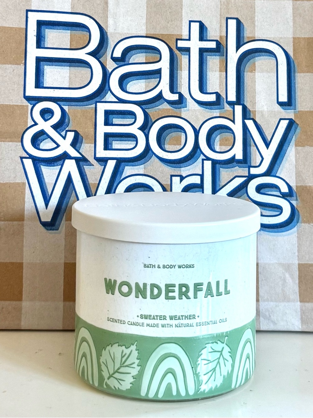 Bath and Body Works BBW Sweater Weather Candle